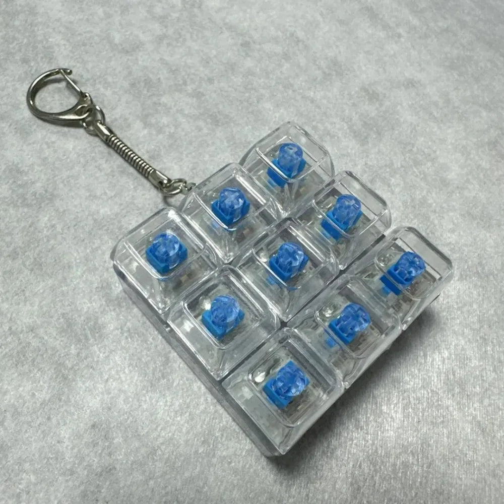 Fingertip Gyro LED Keychain - Fun Decompression Toy & Desk Decor