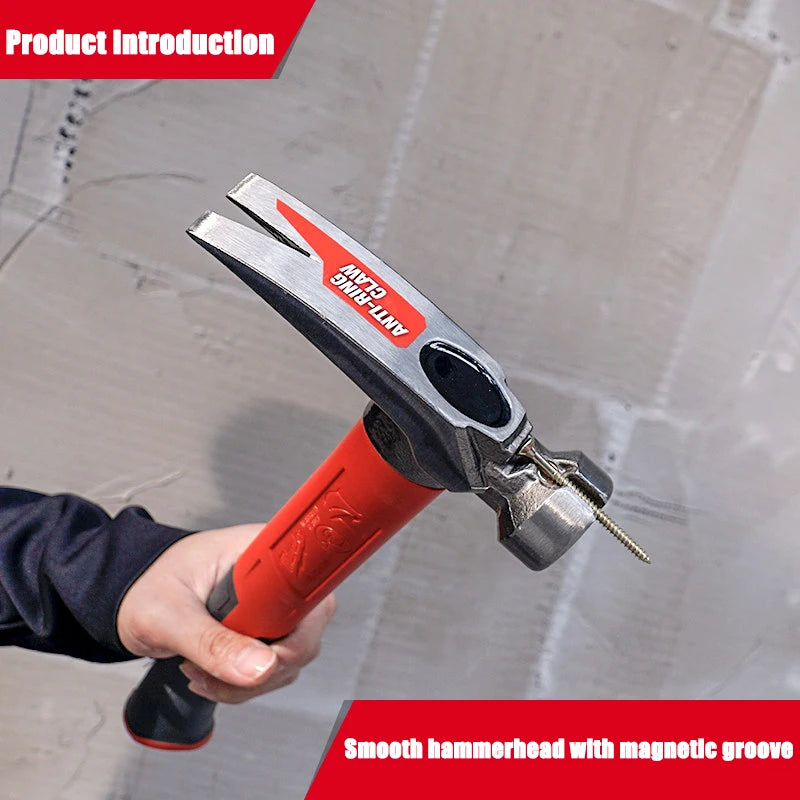 Milwaukee 19oz Fiberglass Straight Claw Hammer - Industrial Tool