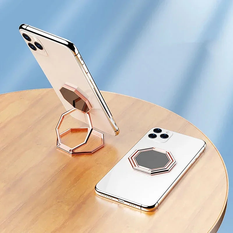 360° Rotation Metal Phone Holder - Universal Foldable Kickstand