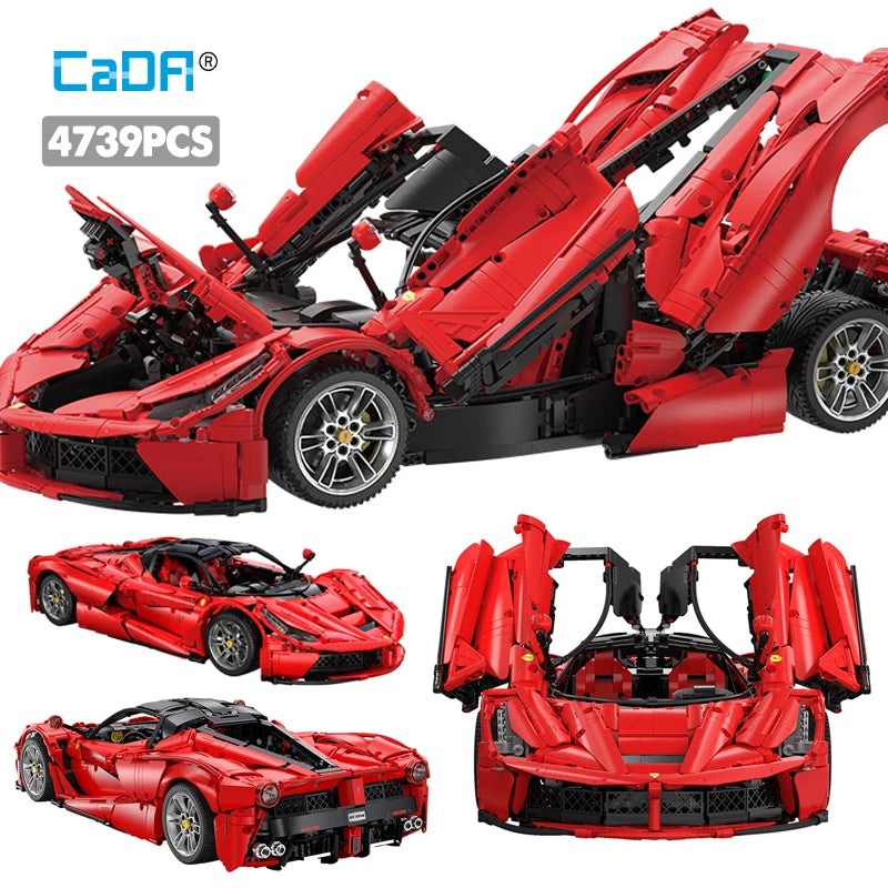 Cada 4739PCS Building Blocks Supercar Model for Kids & Adults