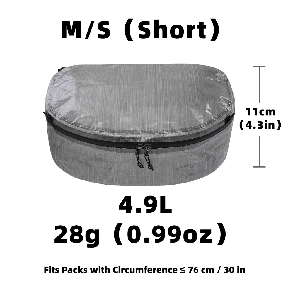 Ultralight Dyneema Packing Pods - Compact Storage for Backpacking