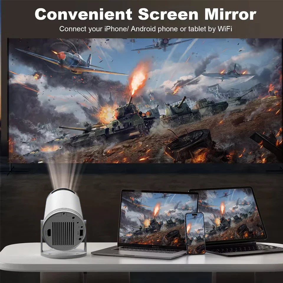 KaiAqua 4K Smart Projector - Premium Home Cinema Experience