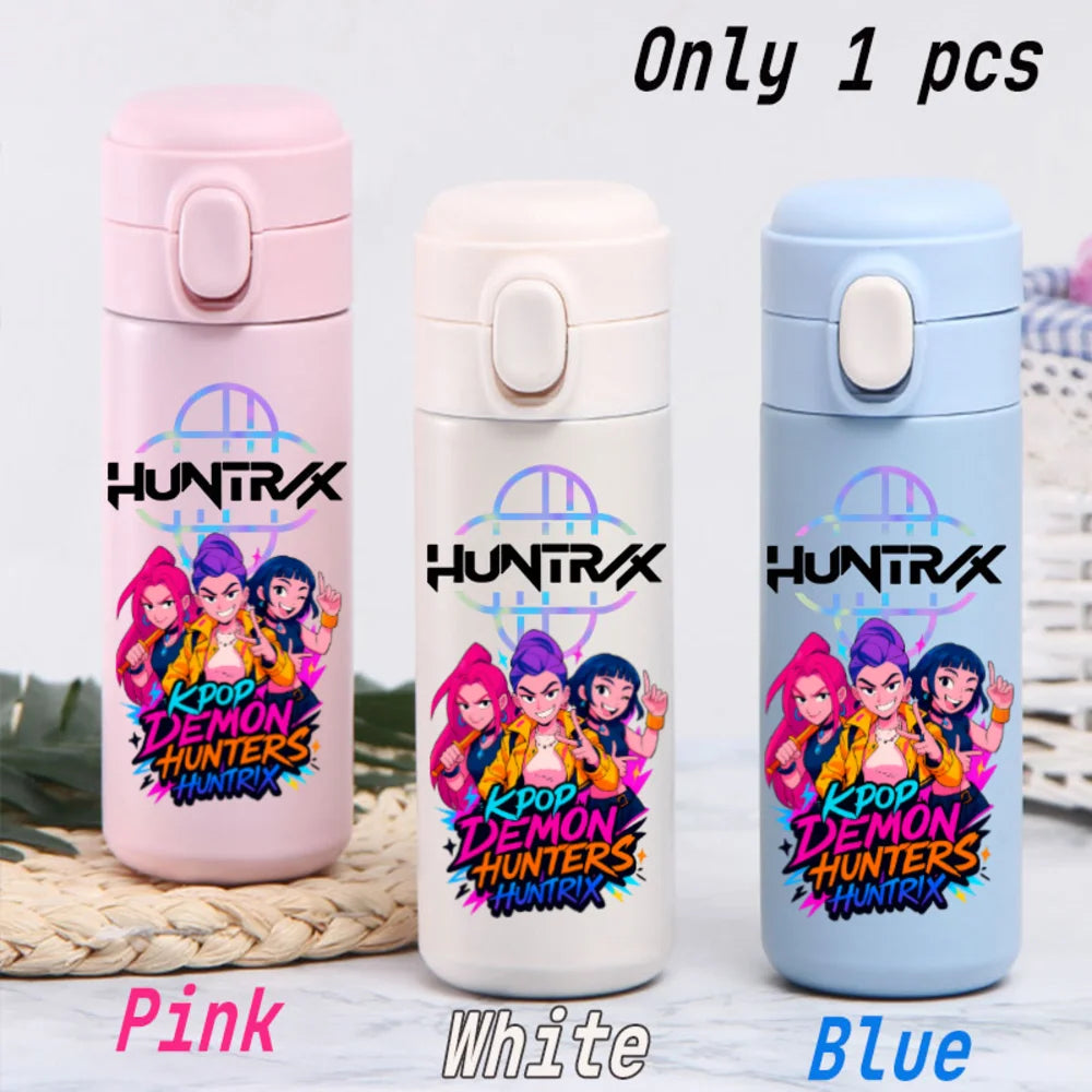 Insulated 420ML K-Pop Travel Drink Bottle - Stylish & Portable