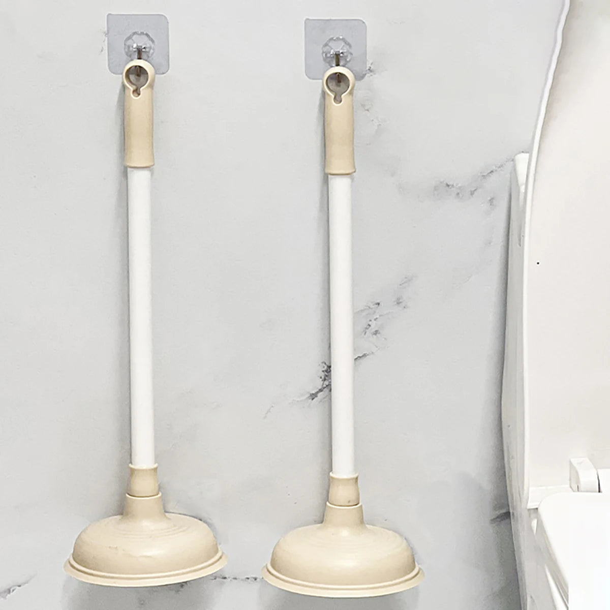 High-Pressure Long Handle Toilet Plunger - Efficient Drain Cleaner Tool