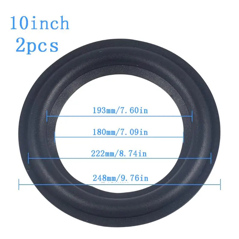 DIY Speaker Surround Repair Kit - 2pcs Rubber Edge Replacement