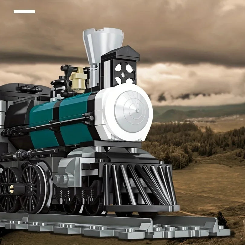 BRO1 GWR Steam Train Building Toy - Creative Model Kit for All Ages