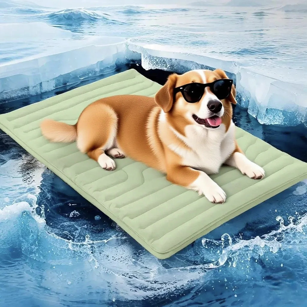 Dog Cooling Mat - Extra Large Summer Bed for Pets - Durable Ice Pad