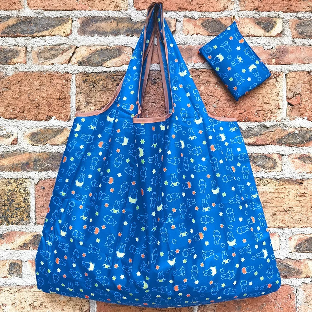 Miffy Extra Large Waterproof Nylon Folding Shopping Tote Bag