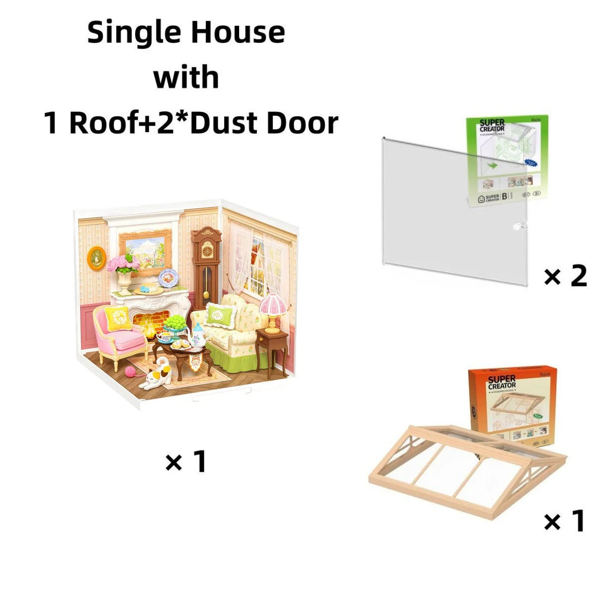 Rolife DIY Miniature Courtyard Kit - Perfect Gift for All Ages