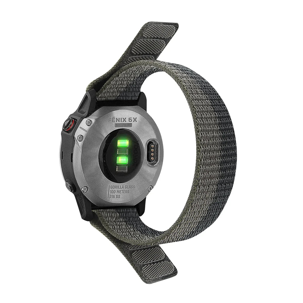Durable Nylon Watch Band for Garmin Fenix & Epix 22/26mm