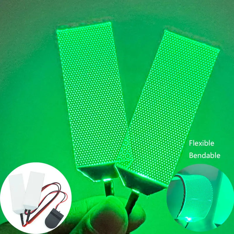Flexible LED Light Eyes for Helmet Cosplay - Customizable DIY Accessory