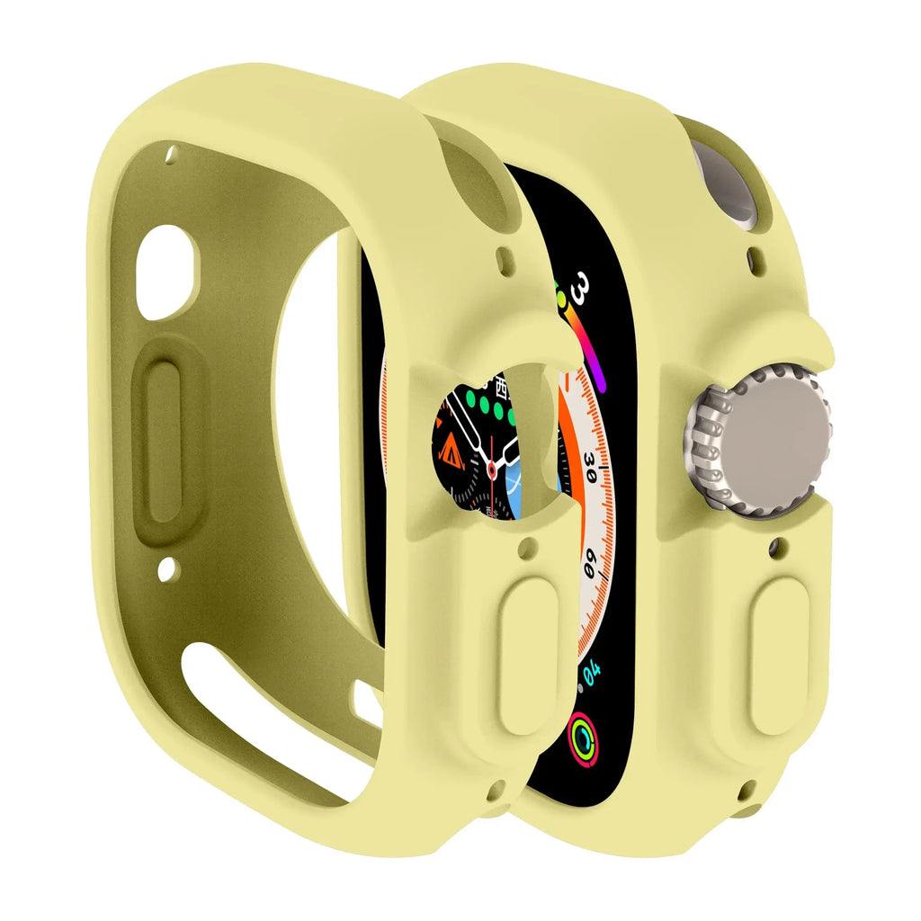 Shockproof Soft Silicone Cover for Apple Watch Ultra 49mm - TPU Bumper