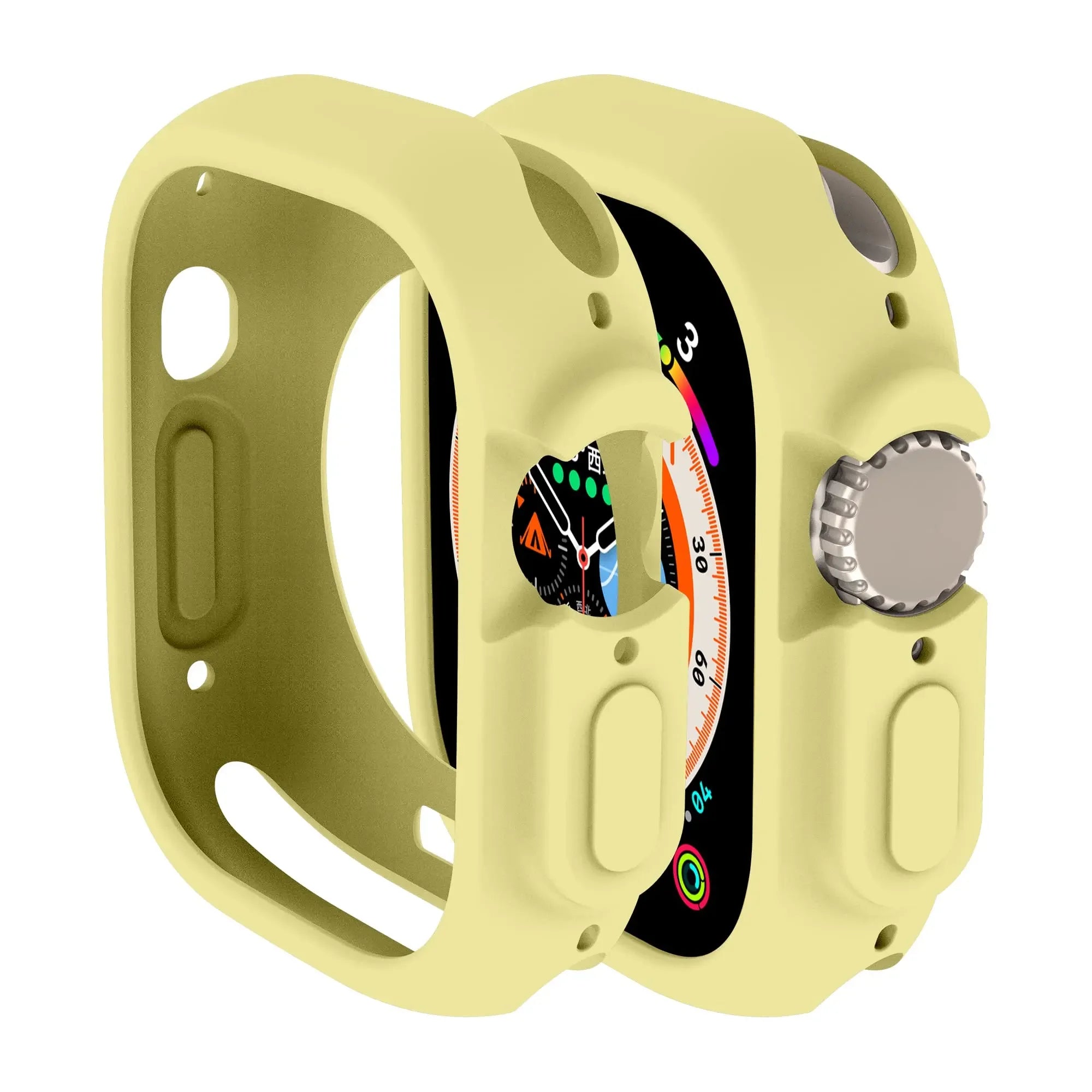 Shockproof Soft Silicone Cover for Apple Watch Ultra 49mm - TPU Bumper