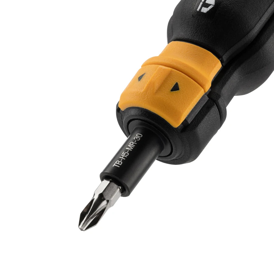TOUGHBUILT Multi-Bit Ratcheting Screwdriver 9-Piece Set