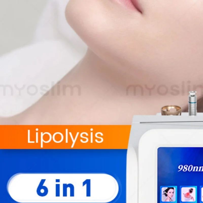 6-in-1 980nm Diode Laser Machine for Skin Care & Body Treatment