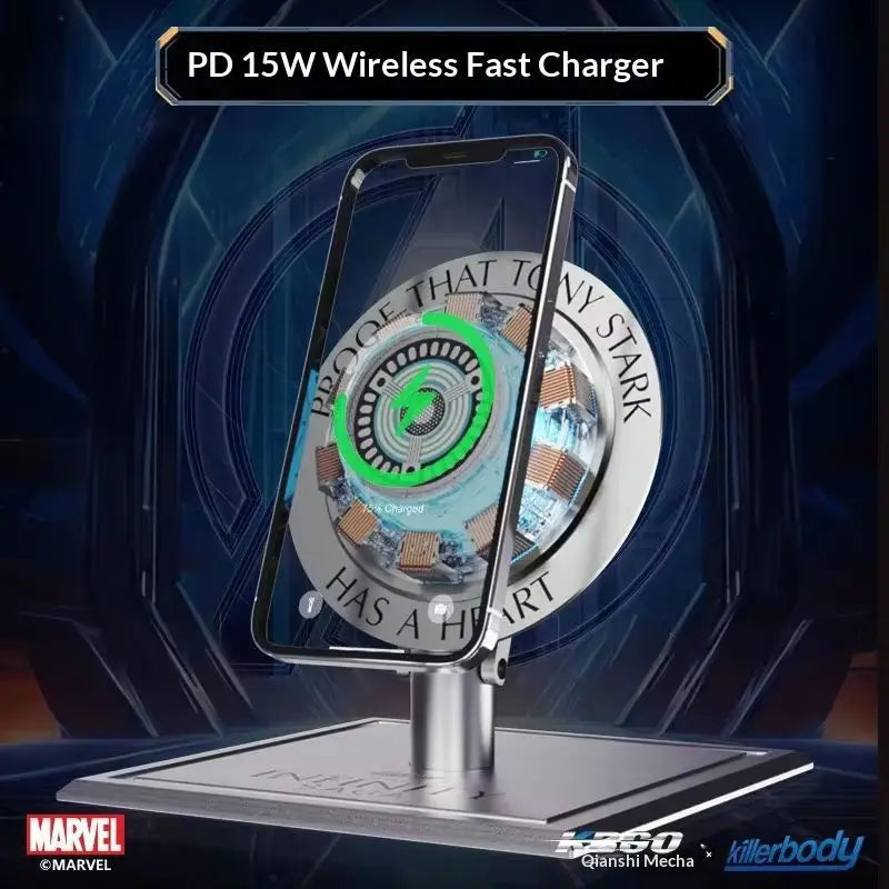 Killerbody Marvel Iron Man Alloy Base Wireless Charger - Exquisite Design