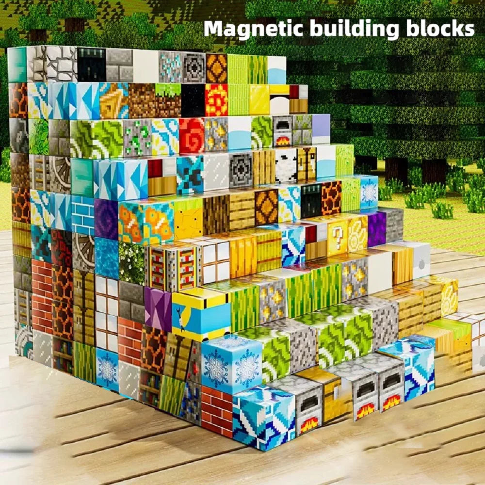 Magnetic Building Blocks Set - DIY Creative Toys for Kids