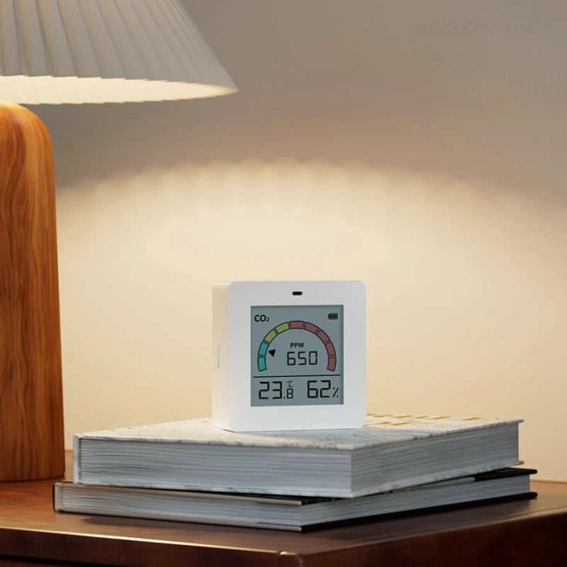 Miaomiaoce 3-in-1 Air Quality Detector - CO2, Temperature & Humidity Meter