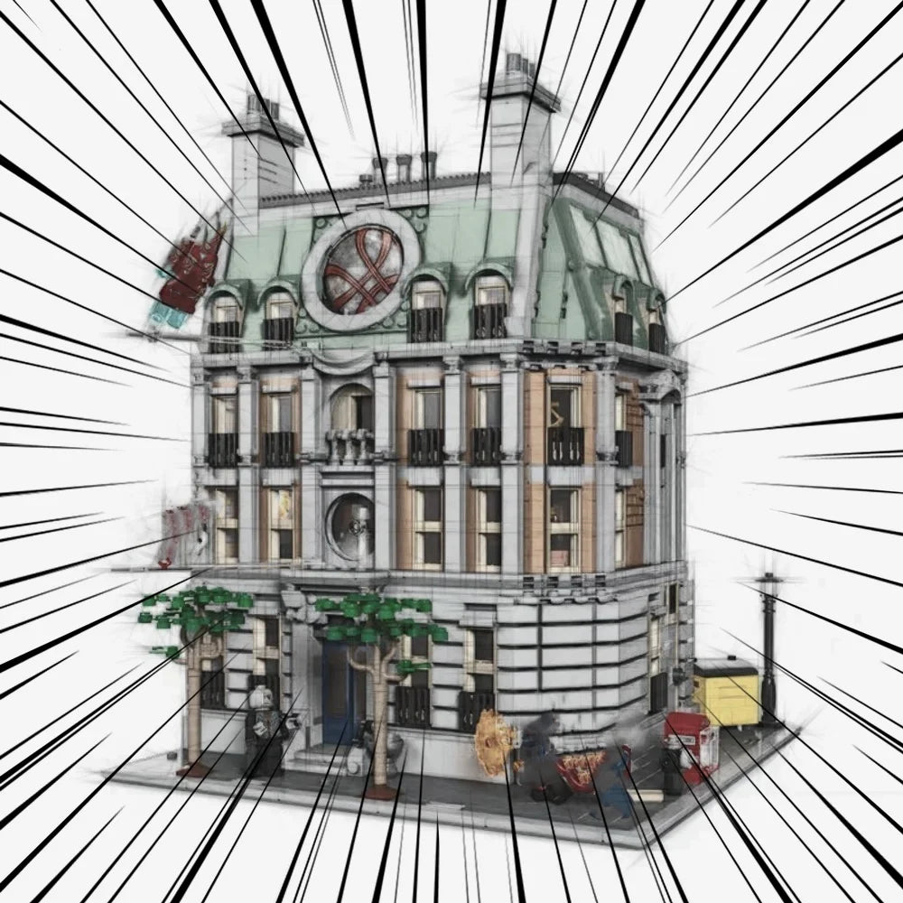 Creative Architectural Puzzle Toy for Kids Aged 5+, Brain-Boosting Fun