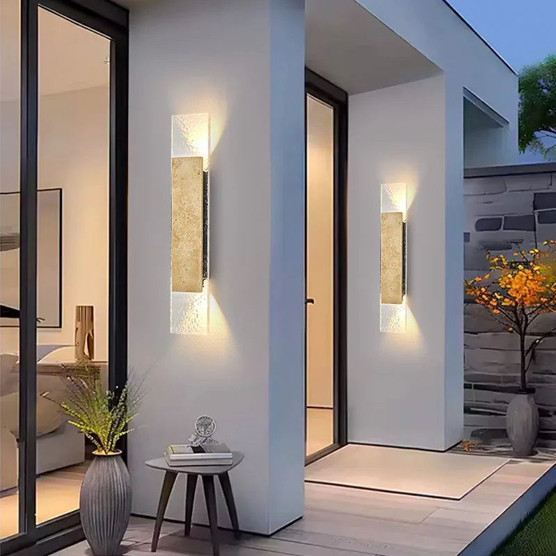 Pumous 18W Waterproof LED Wall Lamp - Modern Outdoor Sconce Lighting