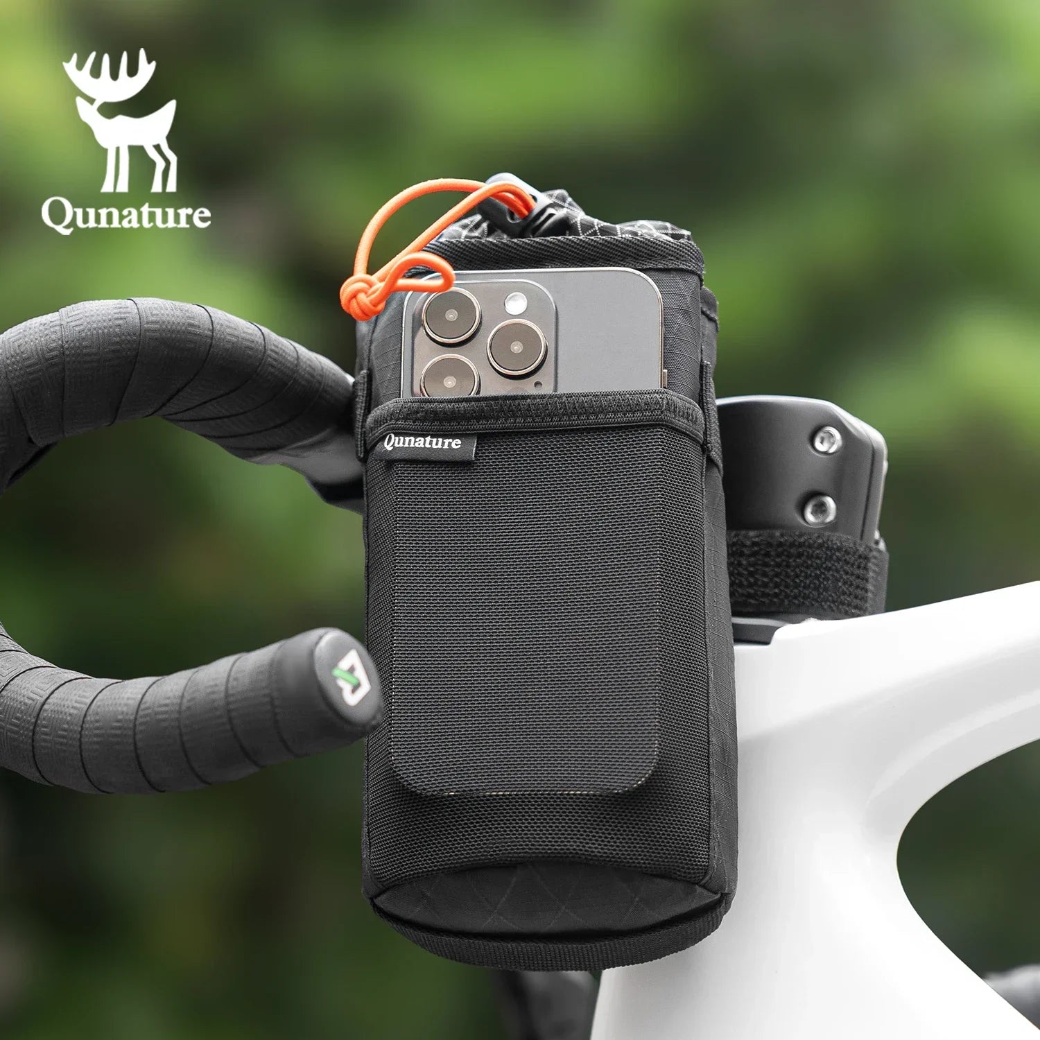 Qunature Insulated Foldable Crossbody Sling Bag for Biking