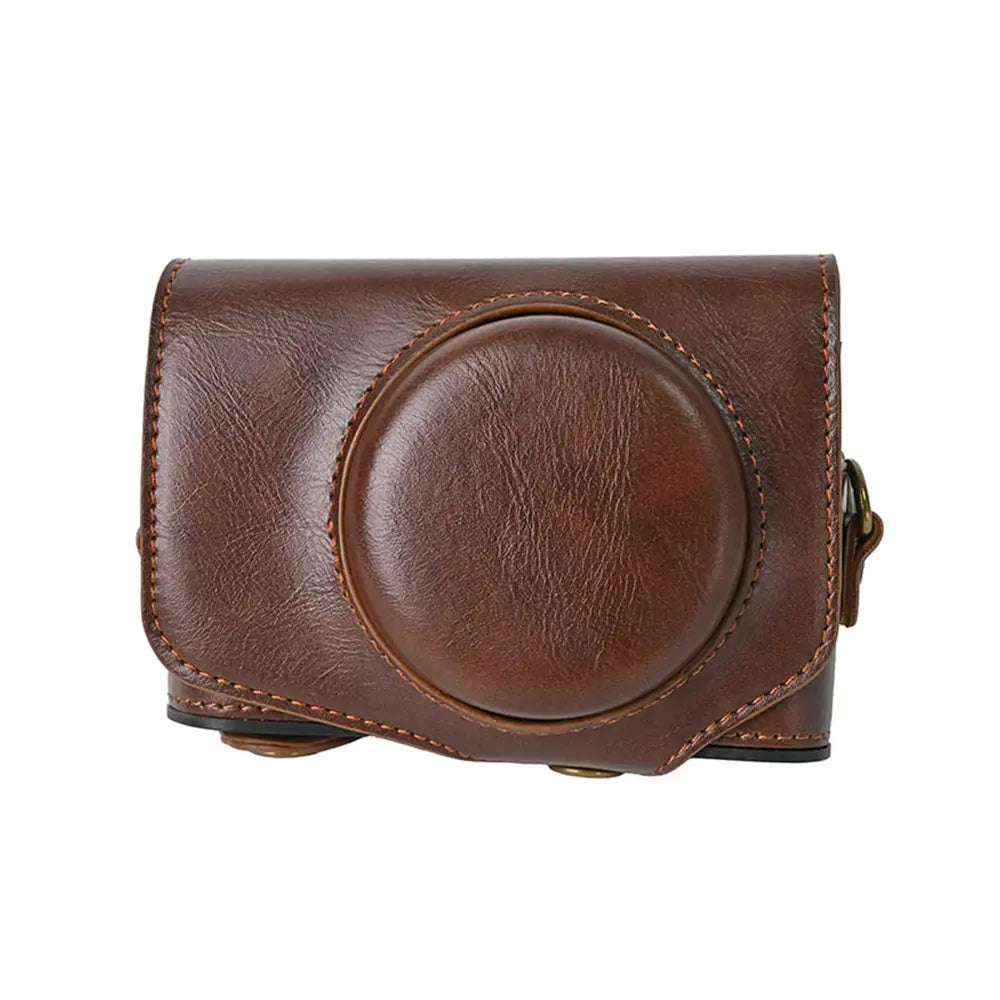 Premium PU Leather Case for Canon SX740 HS - Full Body Protection