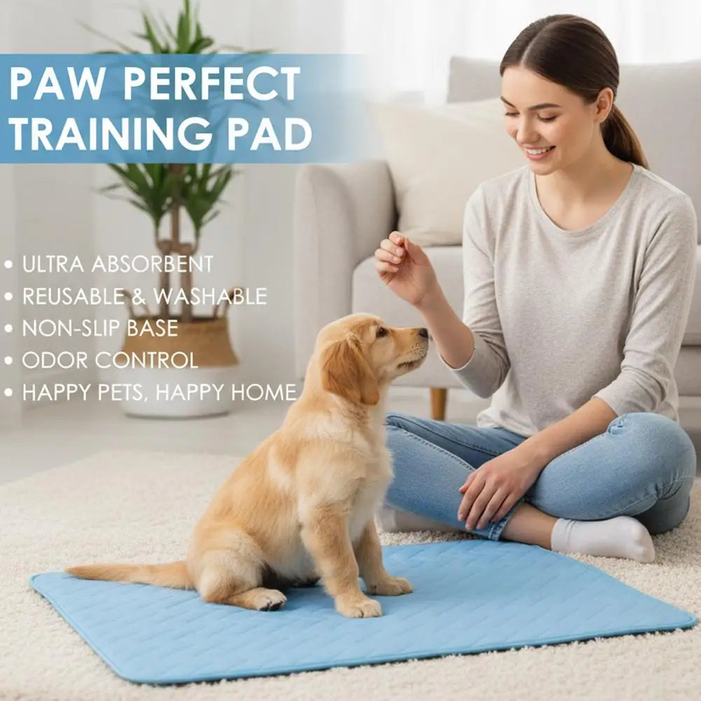 Cooling Pet Mat for Dogs & Cats - Summer Ice Silk Sleeping Pad