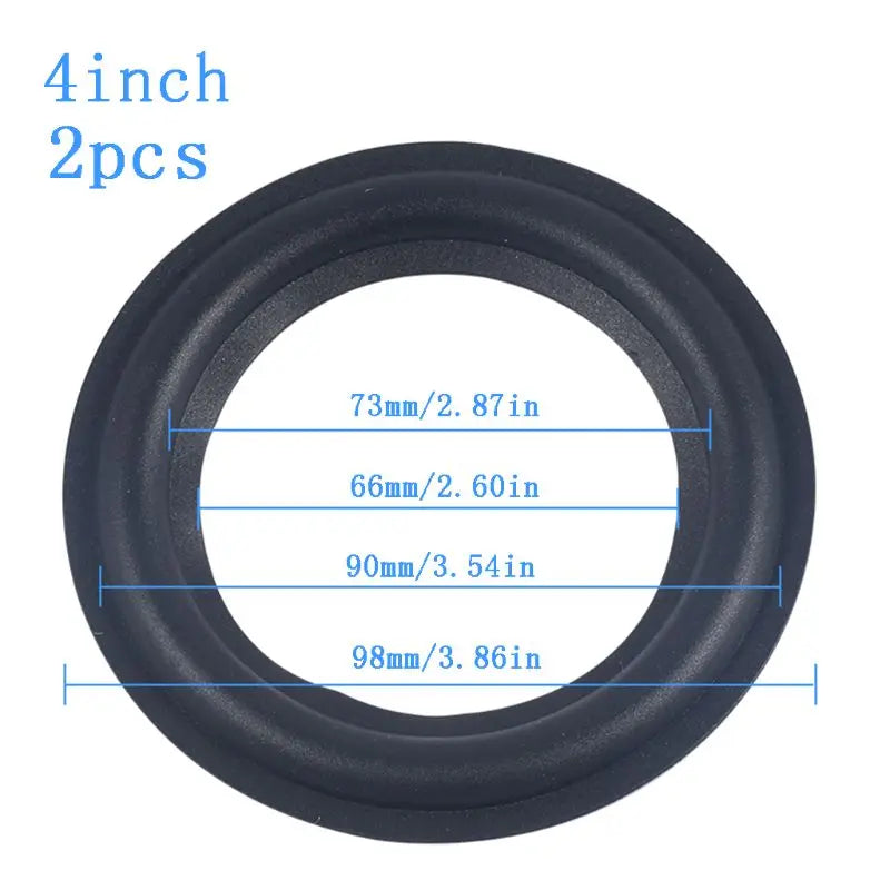 DIY Speaker Surround Repair Kit - 2pcs Rubber Edge Replacement