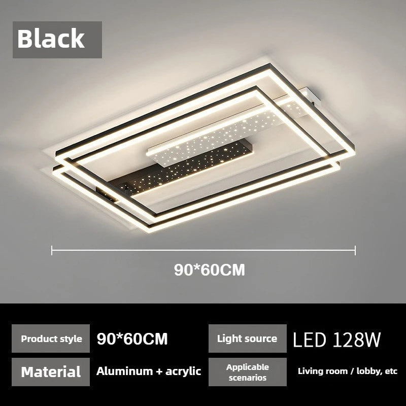 Elegant LED Ceiling Light - Modern Art Deco Design for Any Room