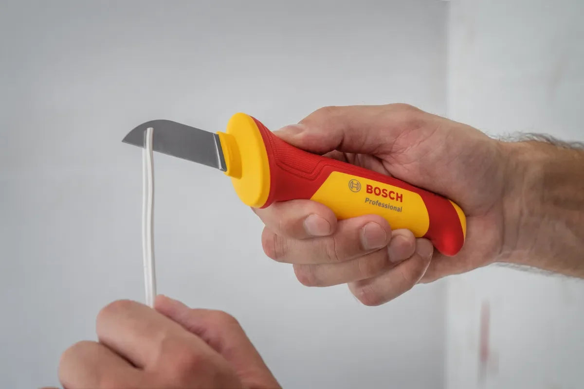 Bosch VDE Cable and Dismantling Knife - Insulated Professional Tool