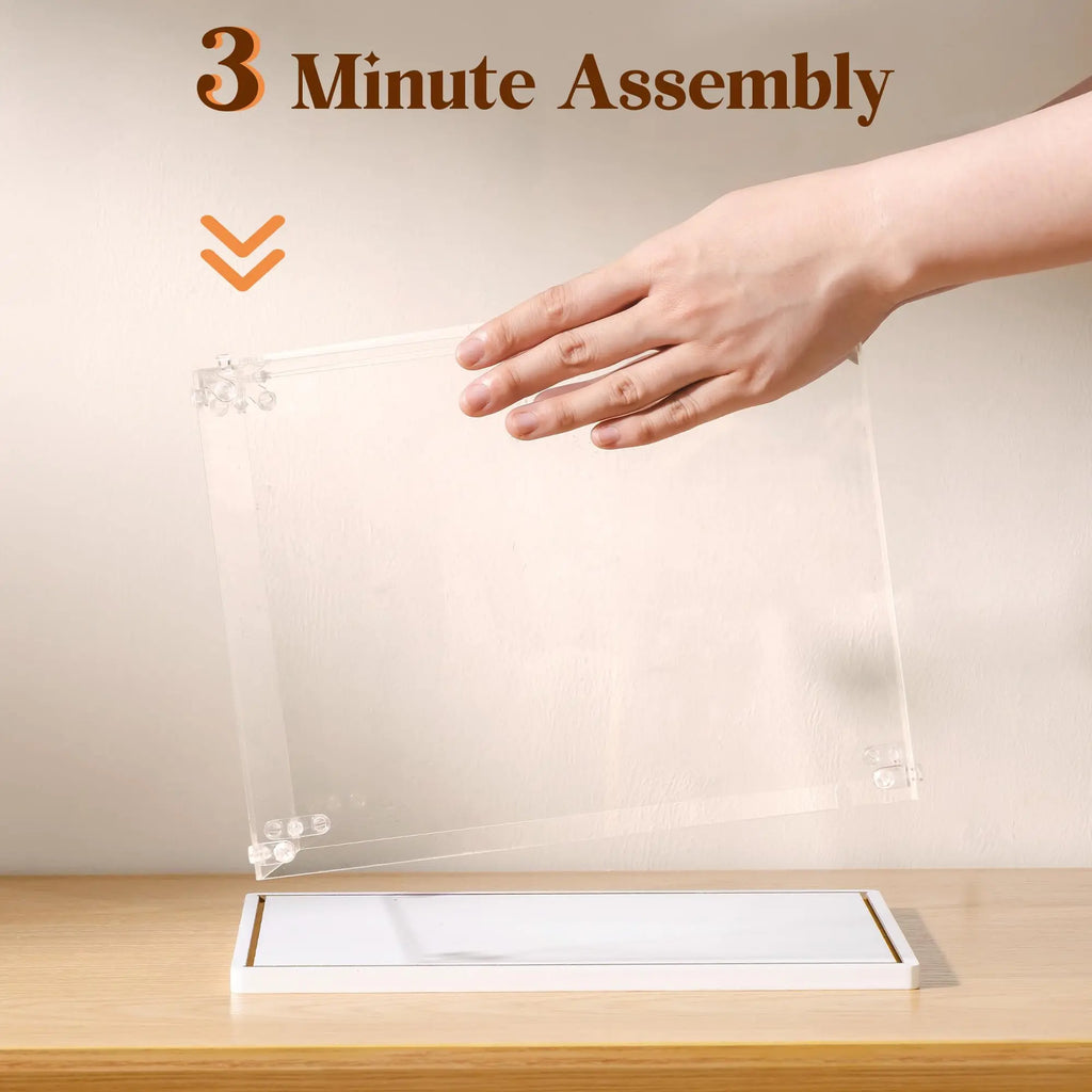 Rolife Acrylic Display Case for Miniature Houses - Dust Cover & Wiring