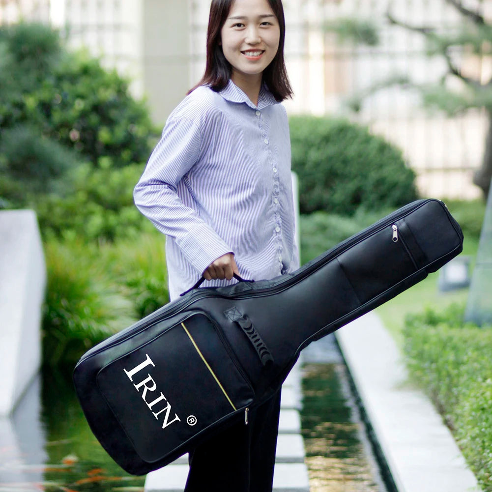 Waterproof Guitar Gig Bag with Adjustable Straps - 39 Inch Protection