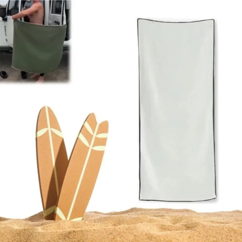 Quick-Drying Outdoor Magnetic Bath Towel - Coral Fleece Comfort