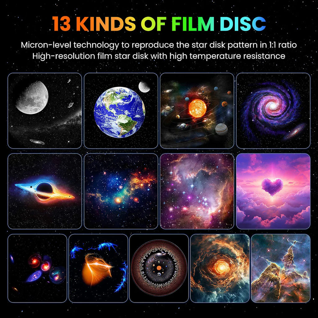 Starry Sky 4K Planetarium Projector | 13 Themes Night Light