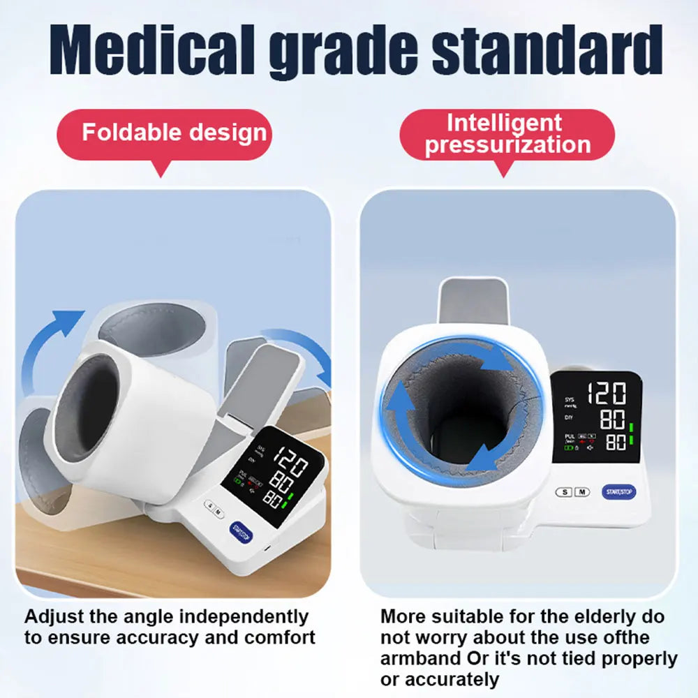 Digital Talking Blood Pressure Monitor with Voice & Adjustable Cuff