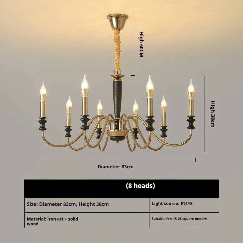 Artistic LED Pendant Lamp - Modern Metal Chandelier for Home & Cafe