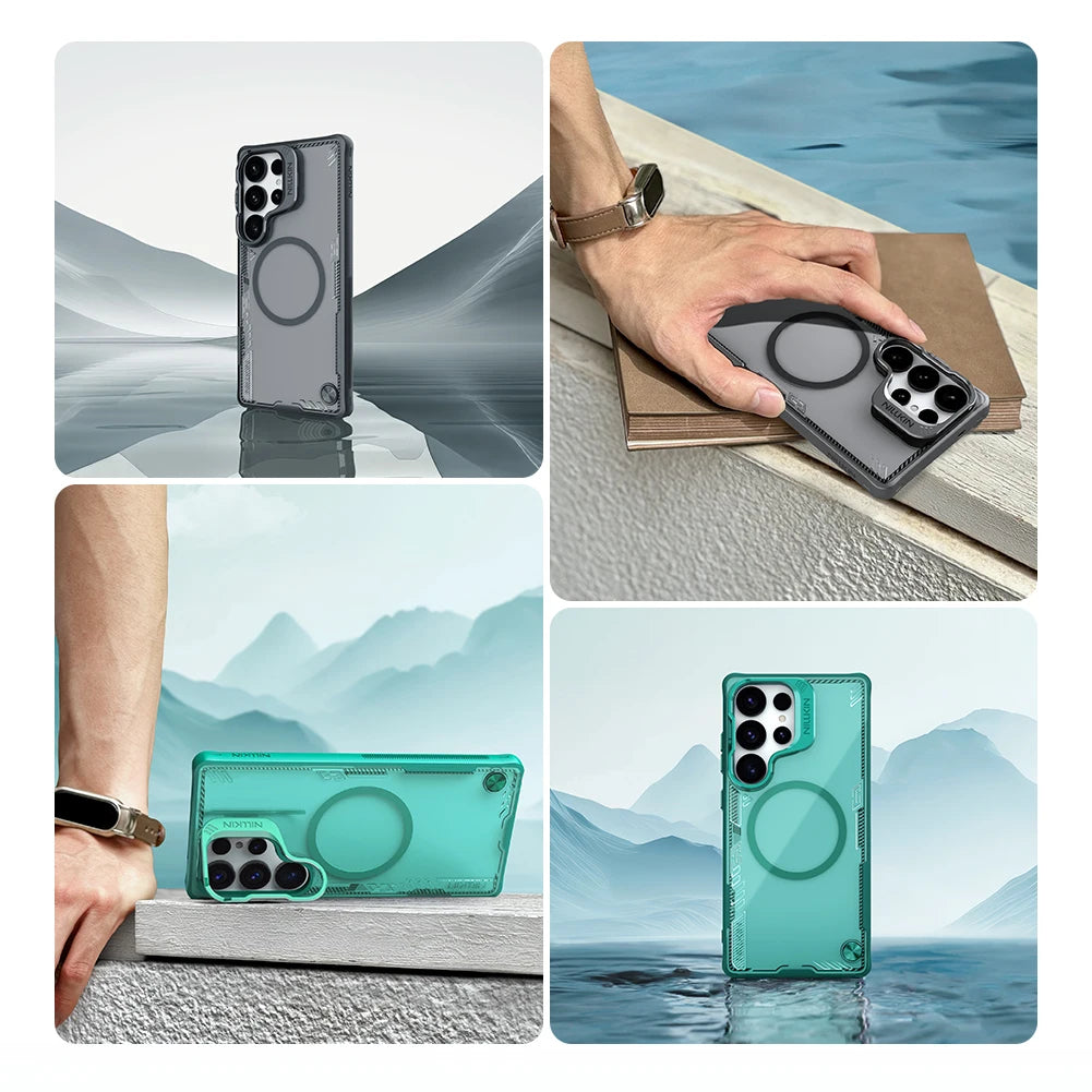 NILLKIN Iceblade Magnetic Case for Samsung Galaxy S25 Ultra - Futuristic Style
