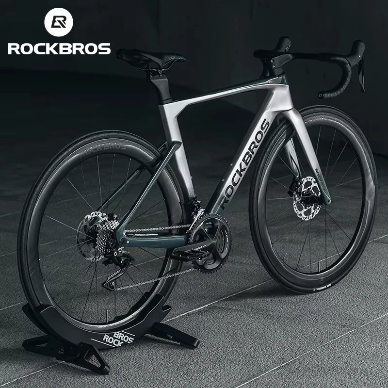 ROCKBROS Adjustable Indoor Bike Parking Rack for MTB & Road Bikes