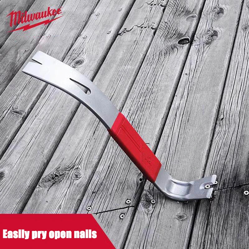 Milwaukee 12" Heavy-Duty Pry Bar with Anti-Vibration Grip