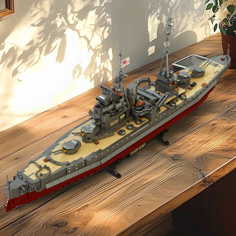2277PCS WWII Battleship Building Blocks Set for Kids - Elizabeth Class