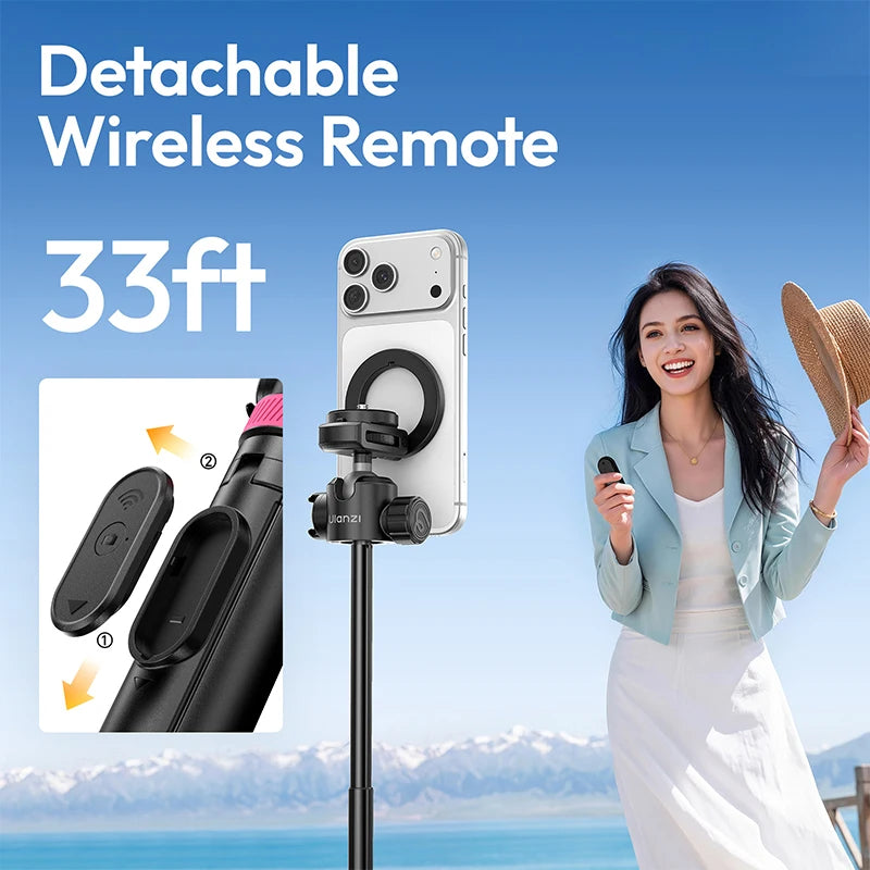 Ulanzi MT-44 M Compact Selfie Stick Tripod - Capture with Ease!