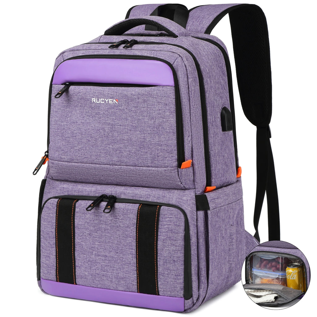 Insulated Backpack Cooler - Large Capacity Picnic & Travel Bag