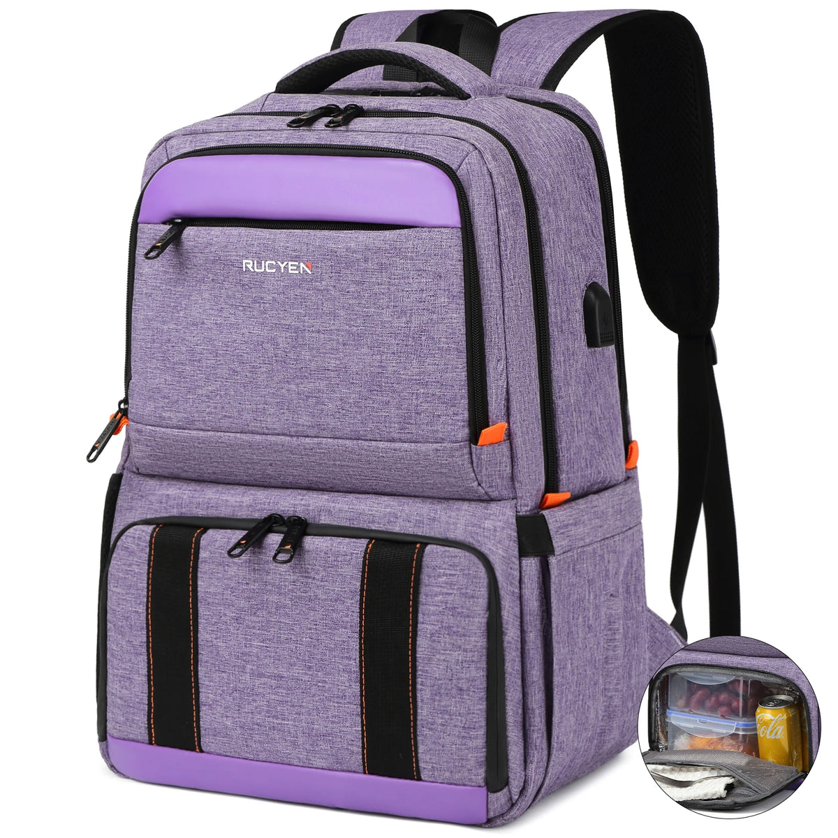 Insulated Backpack Cooler - Large Capacity Picnic & Travel Bag