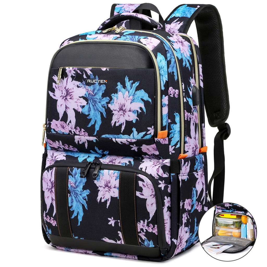 Insulated Backpack Cooler - Large Capacity Picnic & Travel Bag