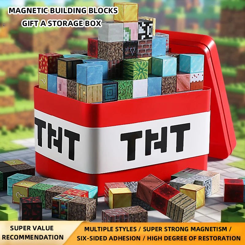 Magnetic Building Blocks Set - DIY Creative Toys for Kids