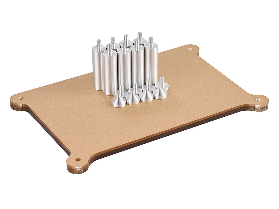 Double Layer Acrylic & Aluminum Alloy HIFI Audio Rack for Amplifiers