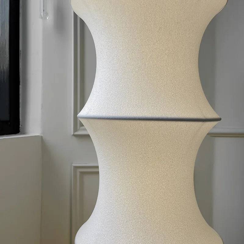 Elegant Modern Silk Art Floor Lamp - LED Lighting for Stylish Decor