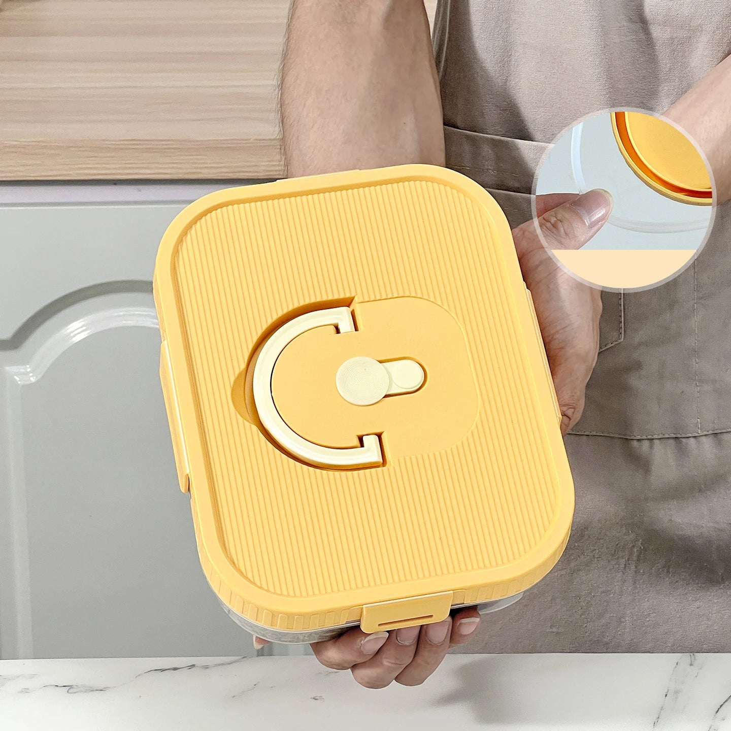 Divided Spice Storage Box - Moisture & Insect Proof Organizer