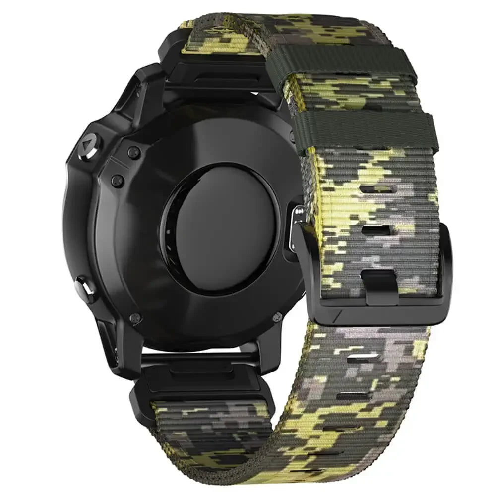 QuickFit 22mm/26mm Nylon Band for Garmin Watches - Durable & Stylish