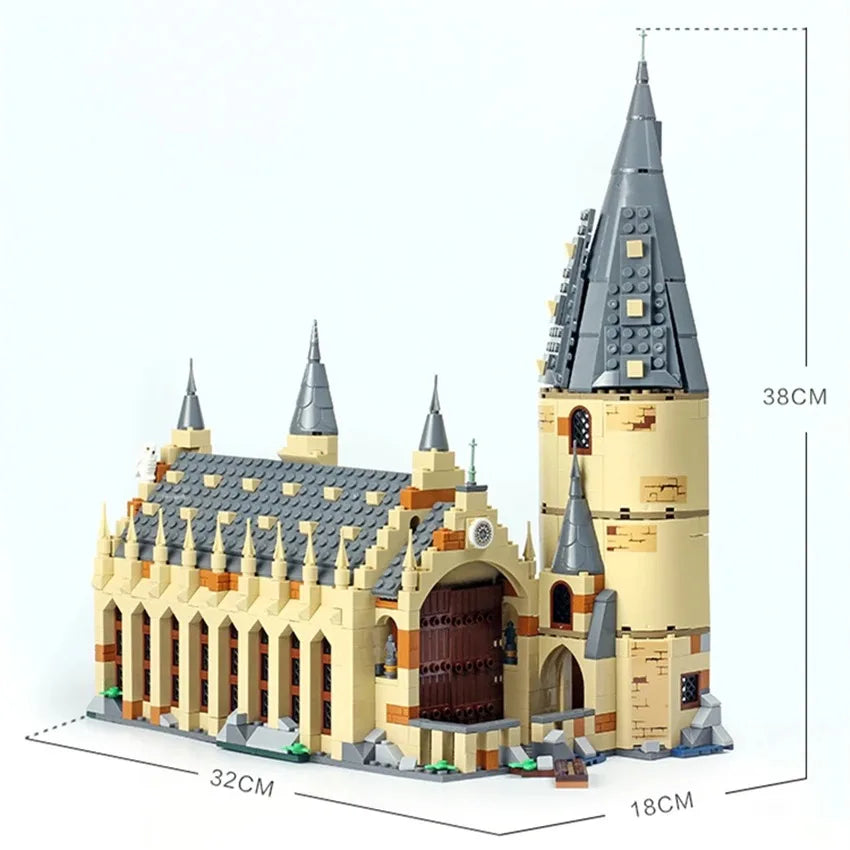 Magic School Great Hall Castle Building Blocks Set - Creative Fun Awaits!